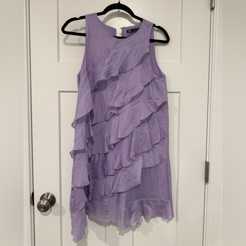 Zara Lavender Mini Dress